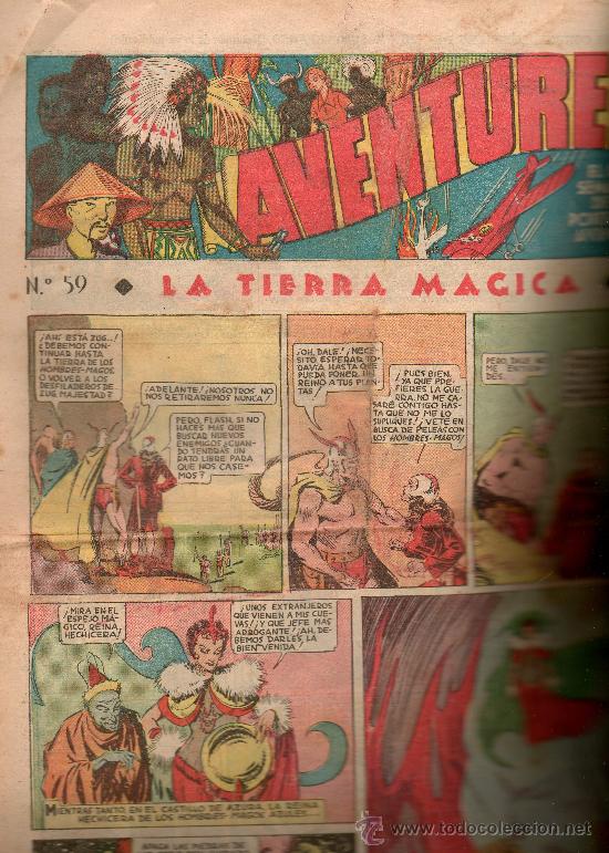 Tebeos: AVENTURERO      N&ordm; 59   DE HISPANO AMERICANA - Foto 1