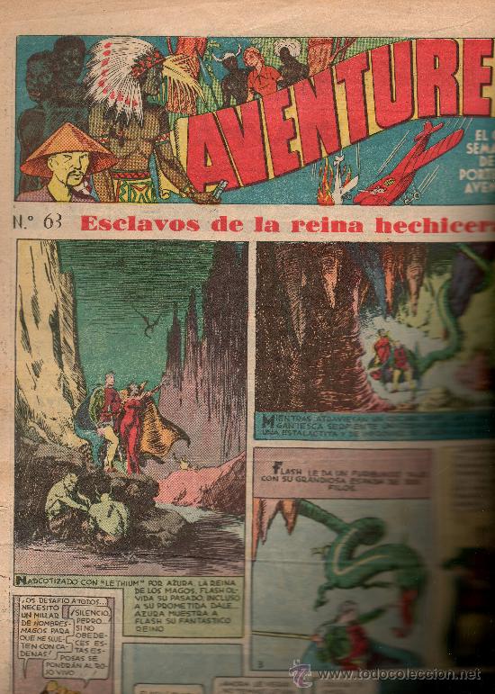 Tebeos: AVENTURERO      N&ordm; 63   DE HISPANO AMERICANA - Foto 1