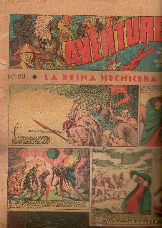 Tebeos: AVENTURERO      N&ordm; 60    DE HISPANO AMERICANA - Foto 1