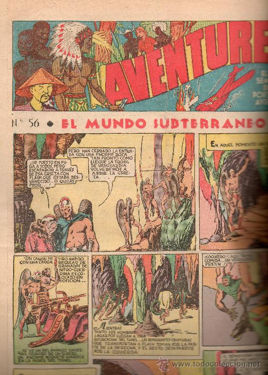 Tebeos: AVENTURERO      N&ordm; 56   DE HISPANO AMERICANA - Foto 1