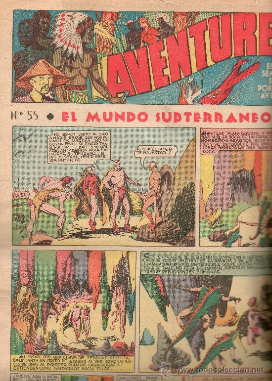 Tebeos: AVENTURERO      N&ordm; 55   DE HISPANO AMERICANA - Foto 1
