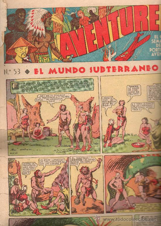 Tebeos: AVENTURERO      N&ordm; 53   DE HISPANO AMERICANA - Foto 1