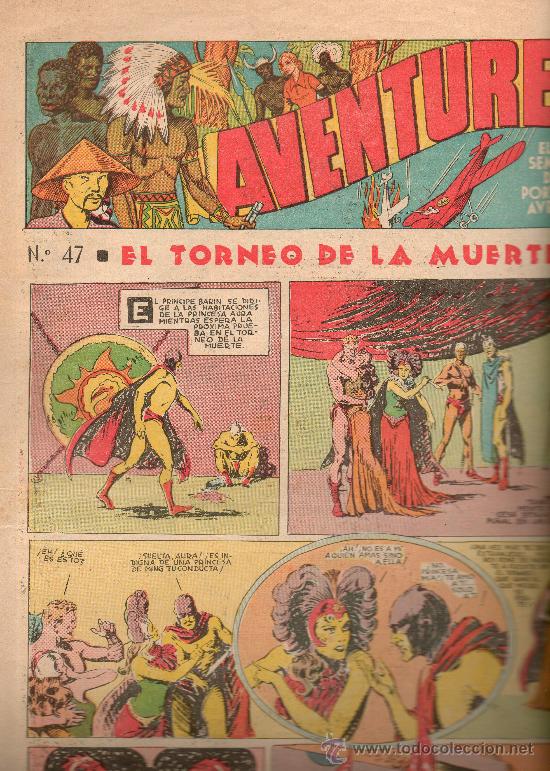 Tebeos: AVENTURERO      N&ordm; 47   DE HISPANO AMERICANA - Foto 1