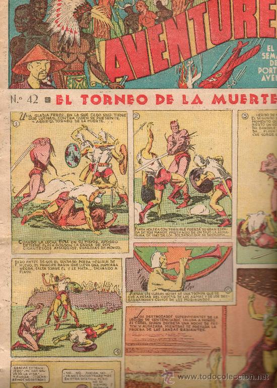 Tebeos: AVENTURERO      N&ordm; 42   DE HISPANO AMERICANA - Foto 1