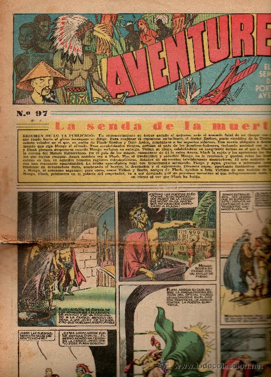 Tebeos: AVENTURERO    N&ordm; 97  DE HISPANO AMERICANA - Foto 1