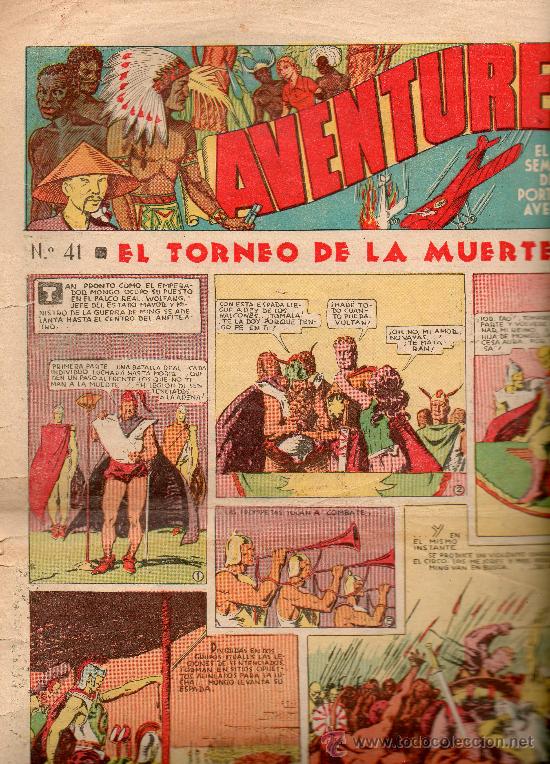 Tebeos: AVENTURERO    N&ordm; 41  DE HISPANO AMERICANA - Foto 1
