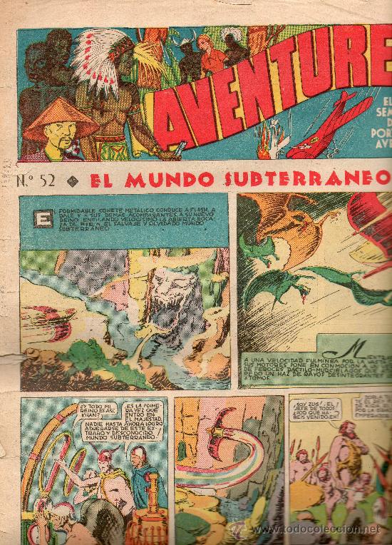 Tebeos: AVENTURERO    N&ordm; 52  DE HISPANO AMERICANA - Foto 1