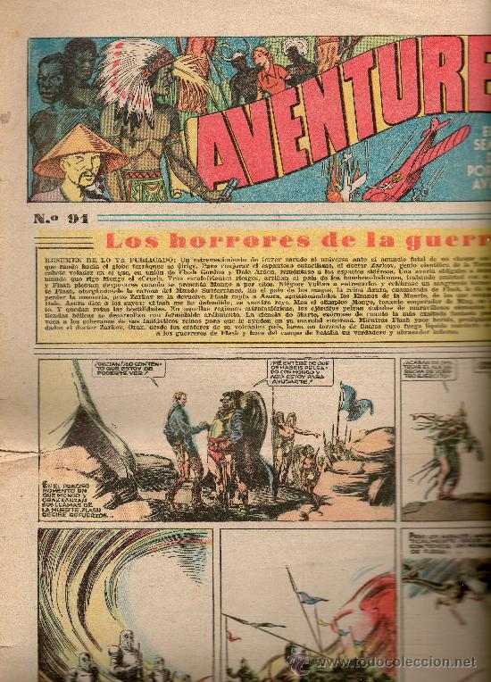 Tebeos: AVENTURERO    N&ordm; 91  DE HISPANO AMERICANA - Foto 1