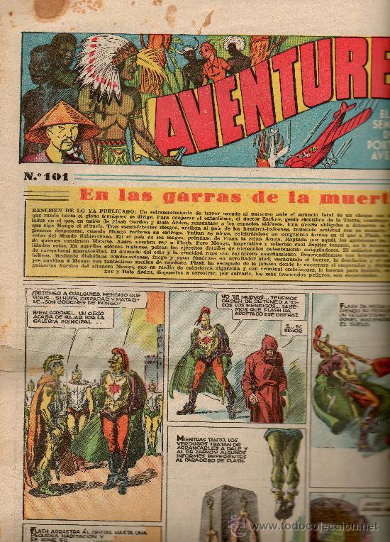 Tebeos: AVENTURERO    N&ordm; 101  DE HISPANO AMERICANA - Foto 1