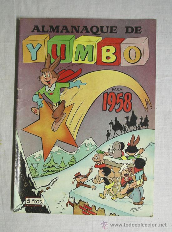 Tebeos: Almanaque 1958 Yumbo - Foto 1