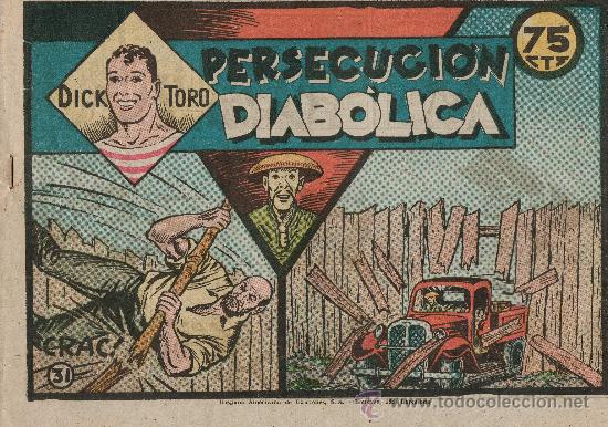 Tebeos: DICK TORO      N&ordm; 31   DE HISPANO AMERICANA ORIGINAL - Foto 1