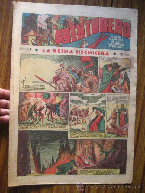 BDs: aventurero A&ntilde;o I n&ordm; 60 1935 -36 ,ed hispano americana ( cajn 1