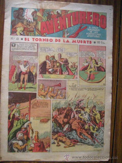 Giornalini: aventurero A&ntilde;o I n&ordm; 41 1935 -36 ,ed hispano americana ( cajn 1