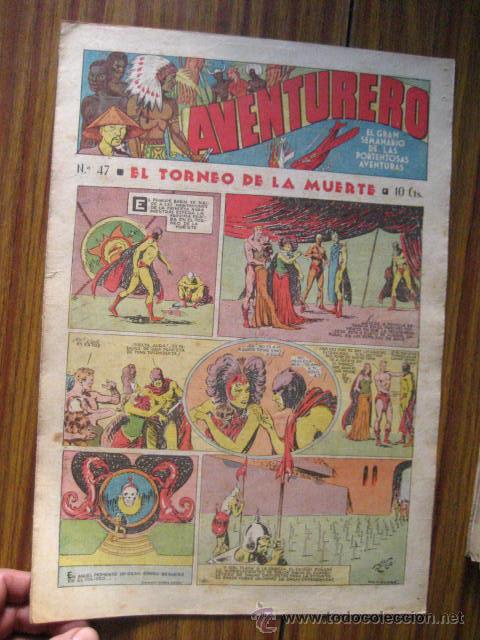 BDs: aventurero A&ntilde;o I n&ordm; 47 1935 -36 ,ed hispano americana ( cajn 1