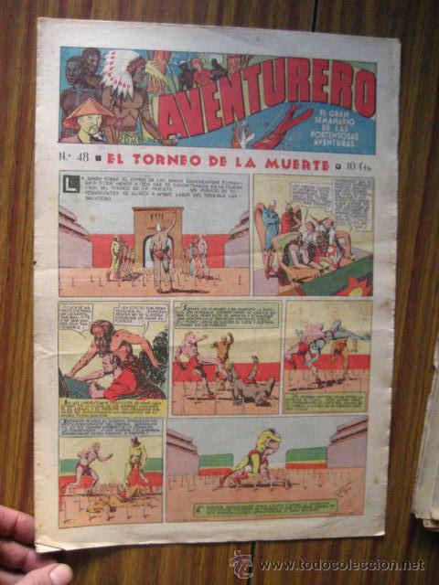 BDs: aventurero A&ntilde;o I n&ordm; 48 1935 -36 ,ed hispano americana ( cajn 1