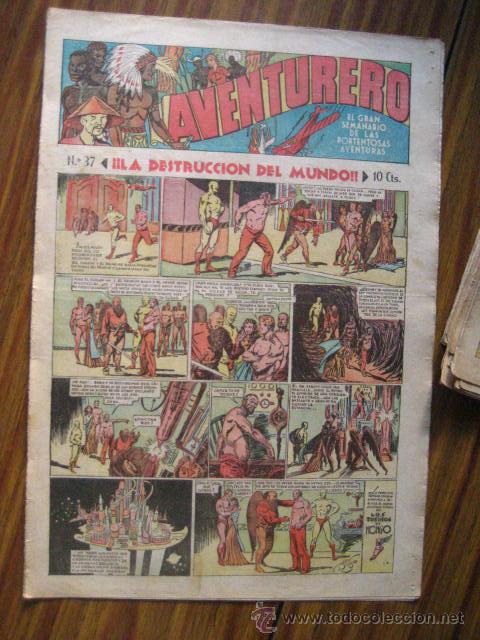 Giornalini: aventurero A&ntilde;o I n&ordm; 37 1935 -36 ,ed hispano americana ( cajn 1