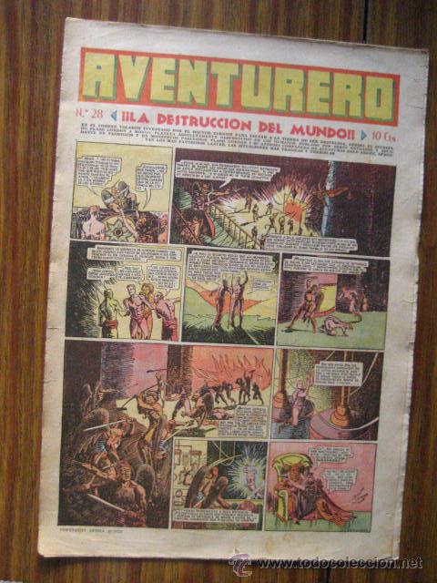 Giornalini: aventurero A&ntilde;o I n&ordm; 28 1935 -36 ,ed hispano americana ( cajn 1