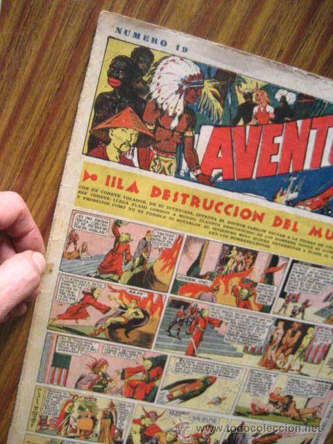 BDs: aventurero A&ntilde;o I n&ordm; 19 1935 -36 ,ed hispano americana ( cajn 1