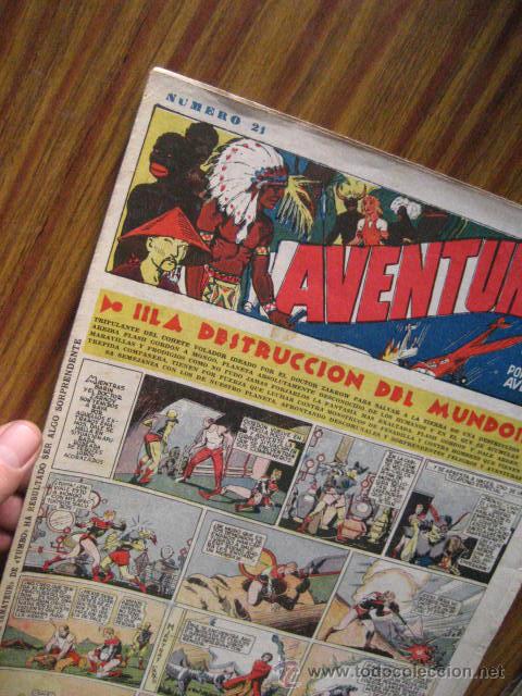 BDs: aventurero A&ntilde;o I n&ordm; 21 1935 -36 ,ed hispano americana ( cajn 1