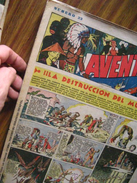 BDs: aventurero A&ntilde;o I n&ordm; 22 1935 -36 ,ed hispano americana ( cajn 1