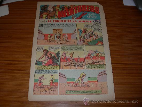 Tebeos: AVENTURERO      N&ordm; 48  DE HISPANO AMERICANA - Foto 1
