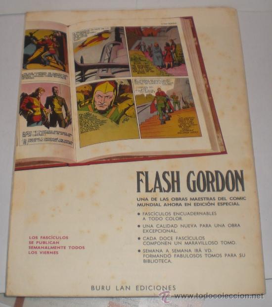 Tebeos: FLASH GORDON - HEORES DEL COMIC, N&ordm; 6 - BURULAN EDICIONES 1971 () - Foto 3