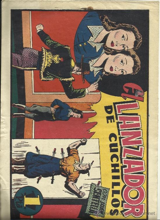 Tebeos: JUAN CENTELLA  EL LANZADOR DE CUCHILLOS - Foto 1