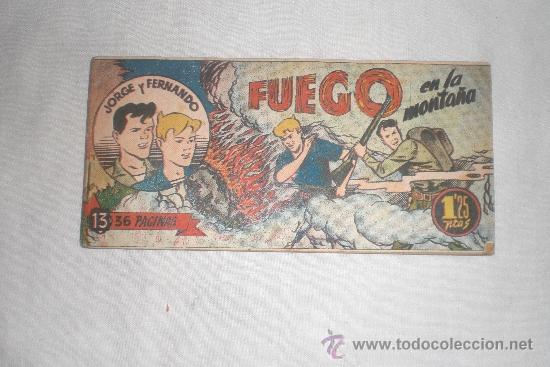 Tebeos: JORGE Y FERNANDO N&ordm; 13  ORIGINAL - Foto 1