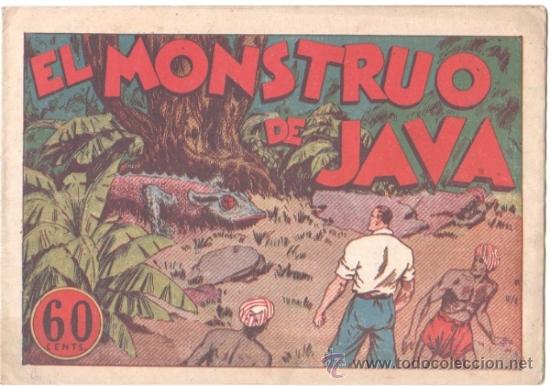 Tebeos: JUAN CENTELLA - EL MONSTRUO DE JAVA - HISPANO AMERICANA A&Ntilde;OS 40 ORIGINAL - Foto 1