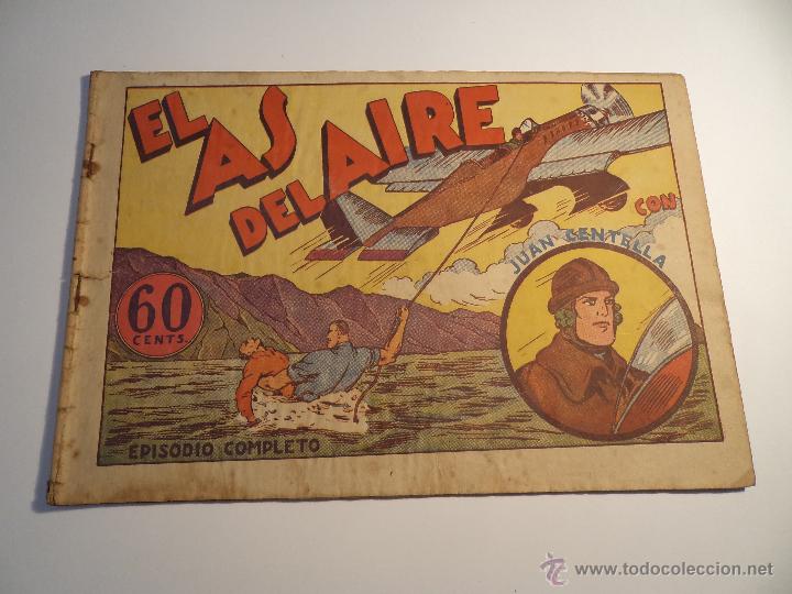 Tebeos: Juan Centella. El As del Aire. Hispano Americana. Original - Foto 1