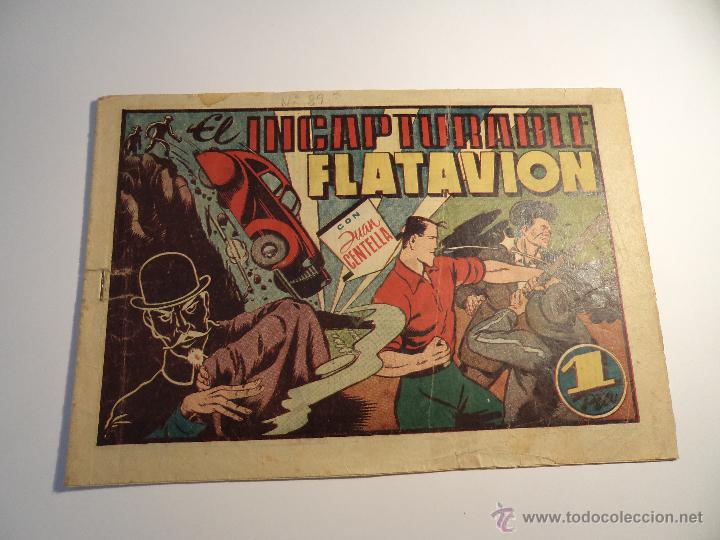 Tebeos: Juan Centella. El incapturable Flatavion. Hispano Americana. Original - Foto 1