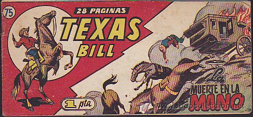 Tebeos: COMIC ORIGINAL TEXAS BILL N&ordm; 75 EDITORIAL HISPANO AMERICANA - Foto 1
