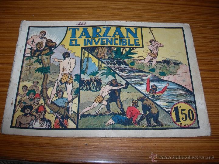 Tebeos: TARZAN N&ordm; TARZAN EL INVENCIBLE - Foto 1