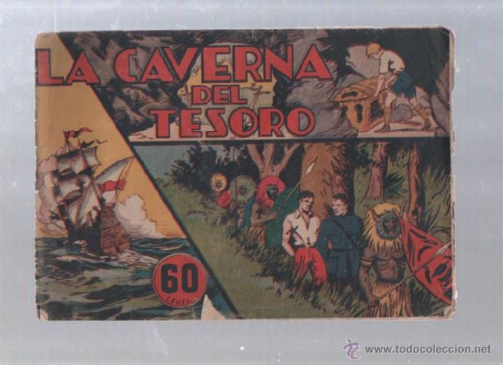Tebeos: LA CAVERNA DEL TESORO. EDICIONES HISPANO AMERICANA. - Foto 1