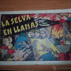 Tebeos: JUAN Y LUIS Nº 5 LA SELVA EN LLAMAS EDITORIAL HISPANO AMERICANA 1942 ORIGINAL