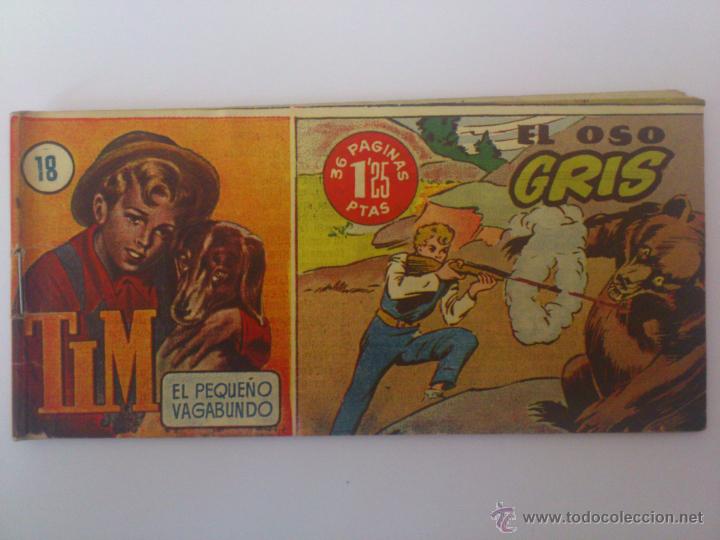 Tebeos: TIM EL PEQUE&Ntilde;O VAGABUNDO, N&ordm; 18 - Foto 1