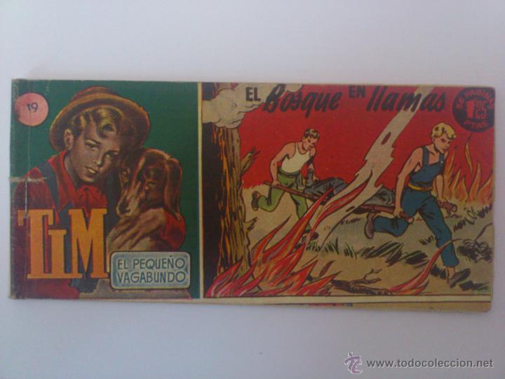 Tebeos: TIM EL PEQUE&Ntilde;O VAGABUNDO, N&ordm; 19 - Foto 1