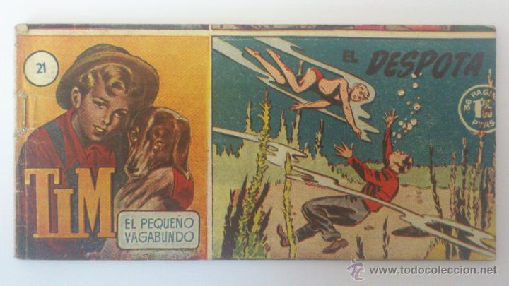 Tebeos: TIM EL PEQUE&Ntilde;O VAGABUNDO, N&ordm; 21 - Foto 1