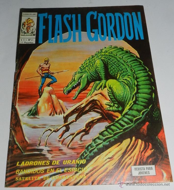 Tebeos: FLASH GORDON / COMICS ART, N&ordm; 21, BUEN ESTADO. - Foto 1