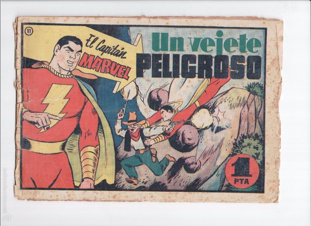 Tebeos: CAPITAN MARVEL N&ordm; 11  HISPANO AMERICANA 1949 - Foto 1