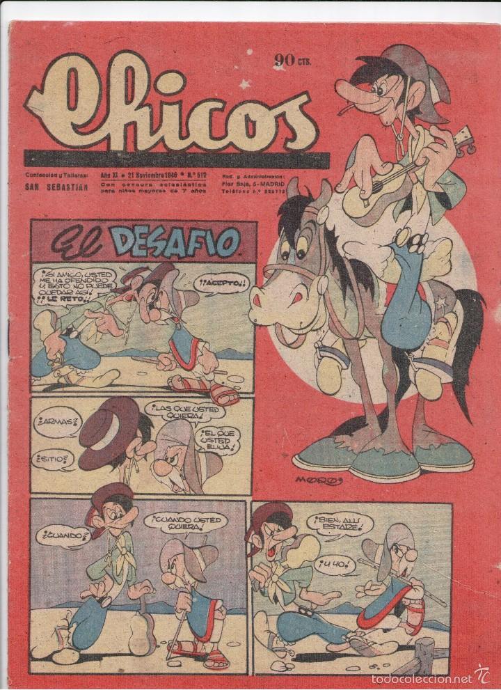 Tebeos: CHICOS N&ordm; 512  C.GIL 1938 - Foto 1