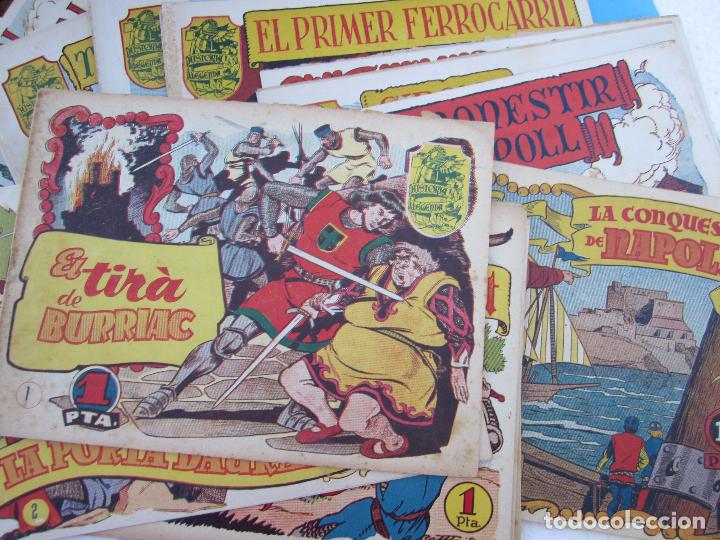 Tebeos: coleccion de 28 numeros completa , HISTORIA I LLEGENDA ,en catalan , hispano americana 1956