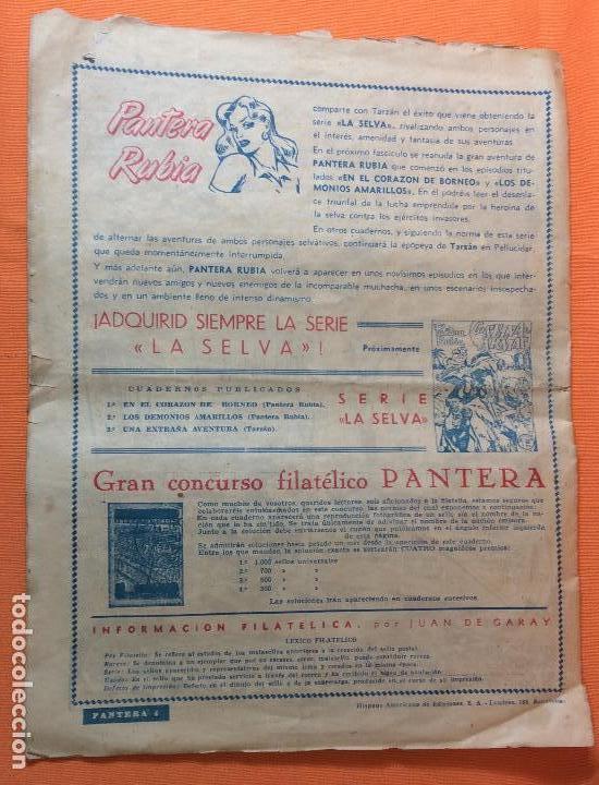 Tebeos: NUMERO 4 SERIE LA SELVA - TARZAN - Foto 2
