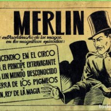 Tebeos: MERLIN HISPANO AMERICANO EDICIONES AÑO 1942 ORIGINALES COMPLETA 45 NºS ARCON PASILLO. Lote 84603668