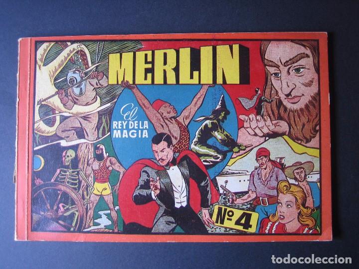 Tebeos: MERLIN N&ordm;4 ( HISPANO AMERICANA DE EDICIONES.1944) - Foto 1