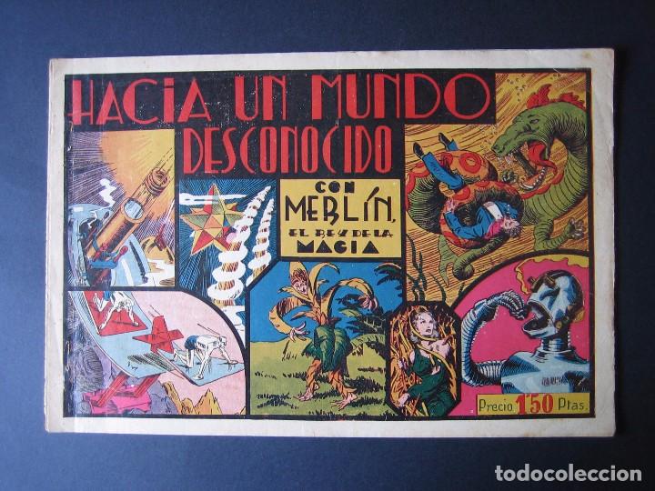 Tebeos: MERL&Iacute;N N&ordm; 3 (HISPANO AMERICANA DE EDICIONES,1942) - Foto 1