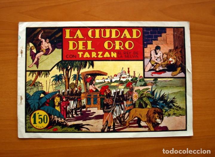 TARZÁN - Nº 6 LA CIUDAD DEL ORO - EDITORIAL HISPANO AMERICANA 1942 - TAMAÑO 21'5X31 (Tebeos y Comics - Hispano Americana - Tarzán)