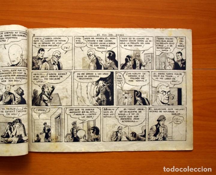 Tebeos: Merlin el mago - nº 21, El fin del Domo- Editorial Hispano Americana 1942 - Tamaño 21x32 - Foto 4 - 98348435