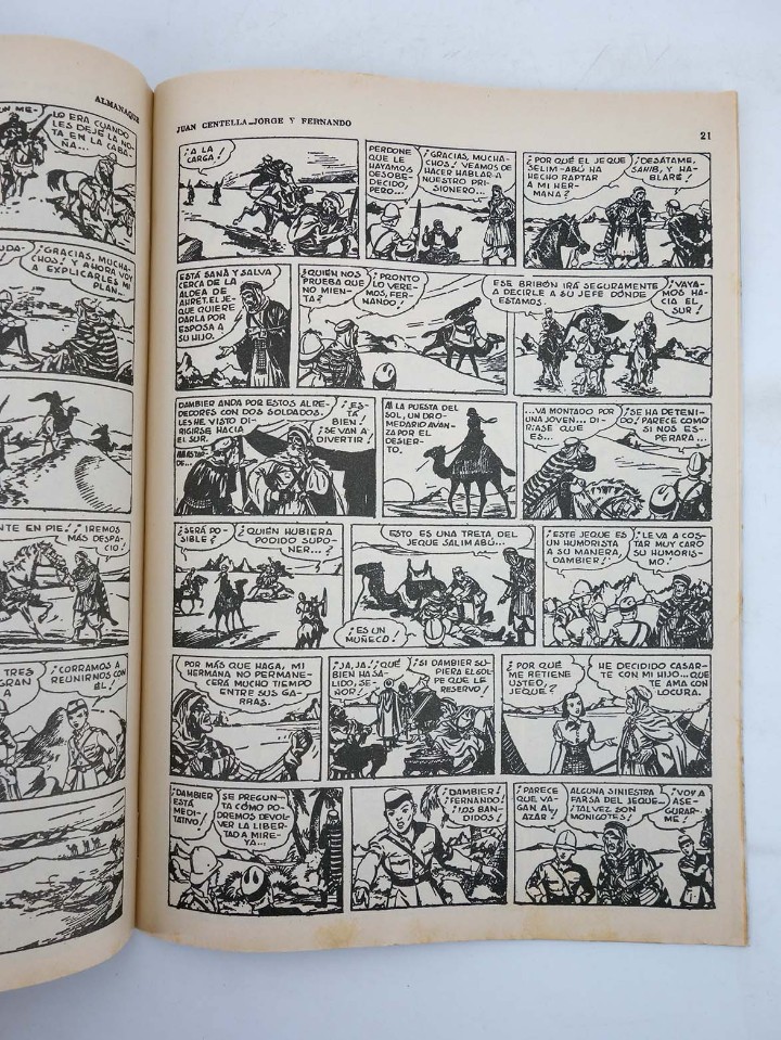 Tebeos: ALMANAQUE JUAN CENTELLLA / JORGE Y FERNANDO 1947 REEDICIÓN FACSIMIL (vvaa) Comic MAM, 1988. OFRT - Foto 4 - 165719537
