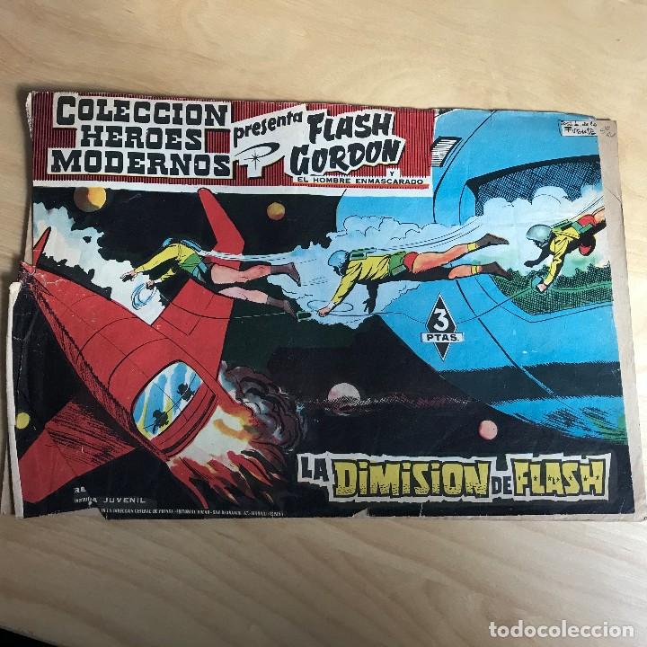 Tebeos: FLASH GORDON Y EL HOMBRE ENMASCARADO . LA DIMISION DE FLASH. - Foto 1